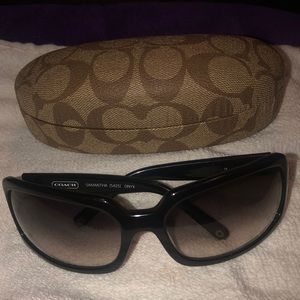 Coach sun glasses. Samantha s425 onyx